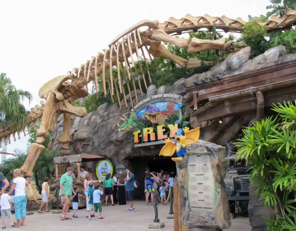 T-Rex Restaurant is very popular!