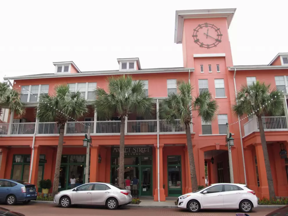 Caribbean-style architecture.