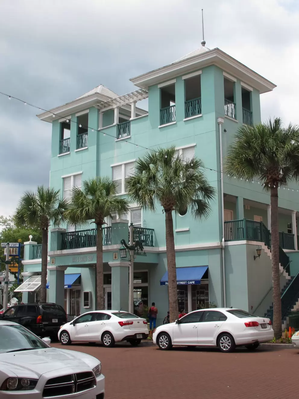 Tropical-colored building.