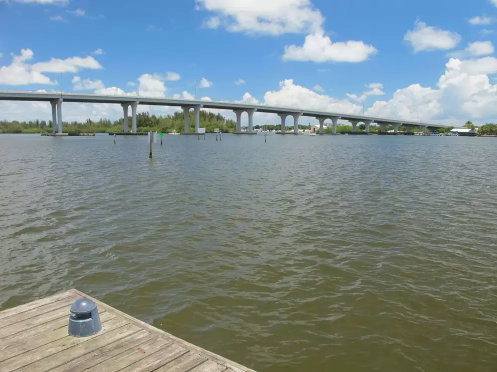 View of the bridge.
