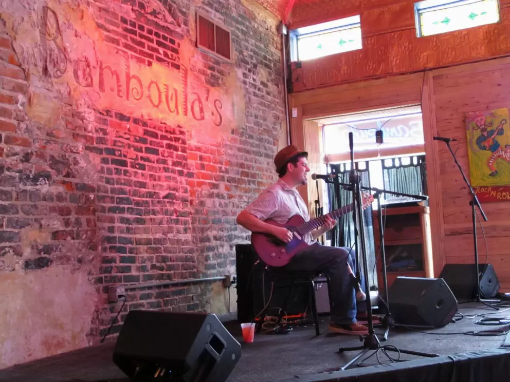 Jazzy music at Bamboula's.