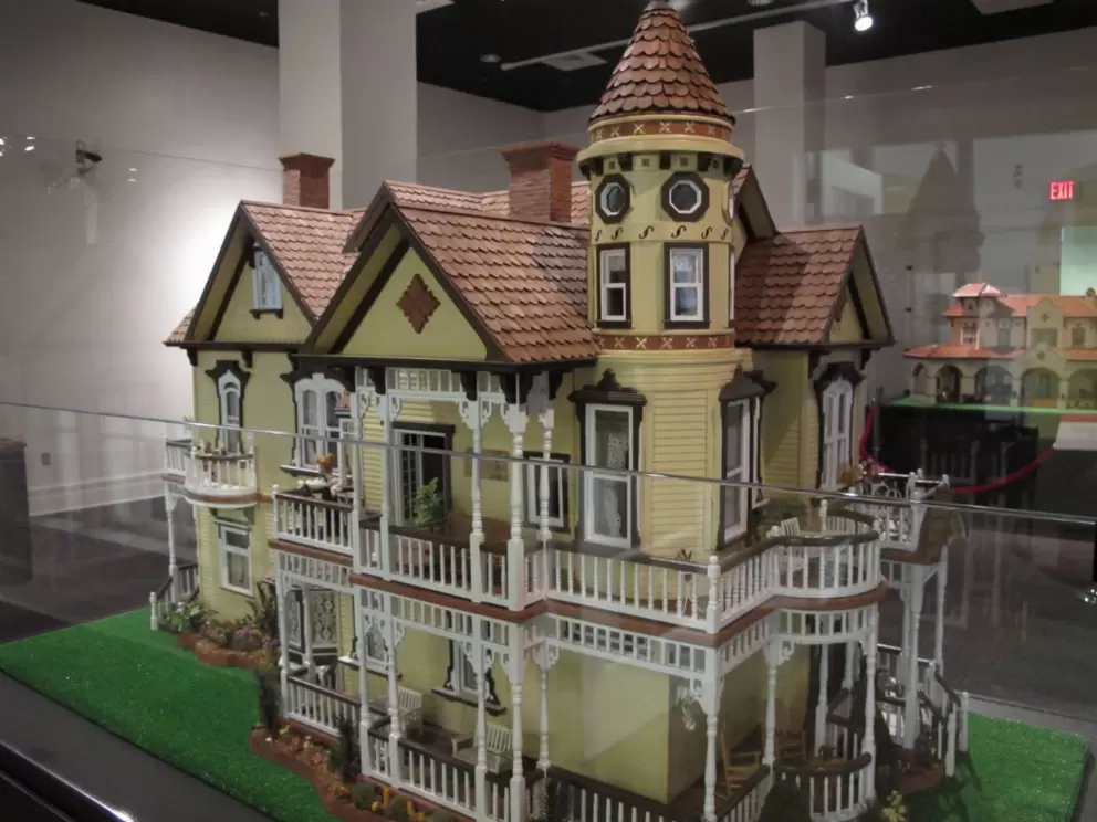 A replica of a Victorian house on Government Street in Mobile, by Aaron Friedman.