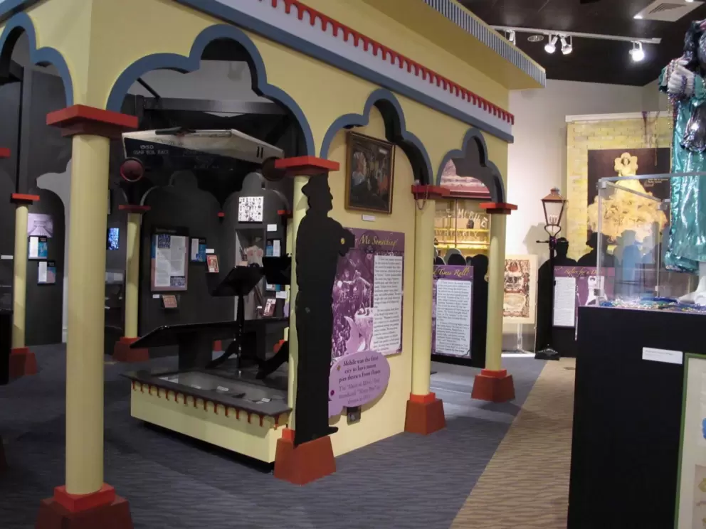 Exhibit on Mardi Gras, which started in Mobile not New Orleans.