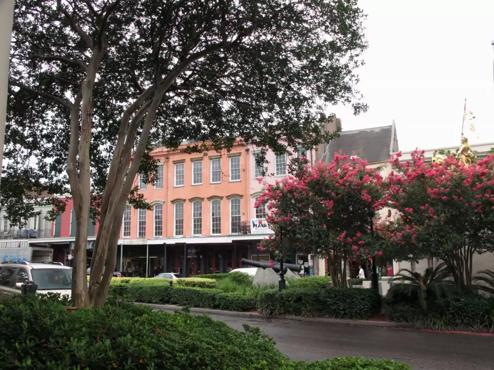 Cute architecture on Decatur Street.
