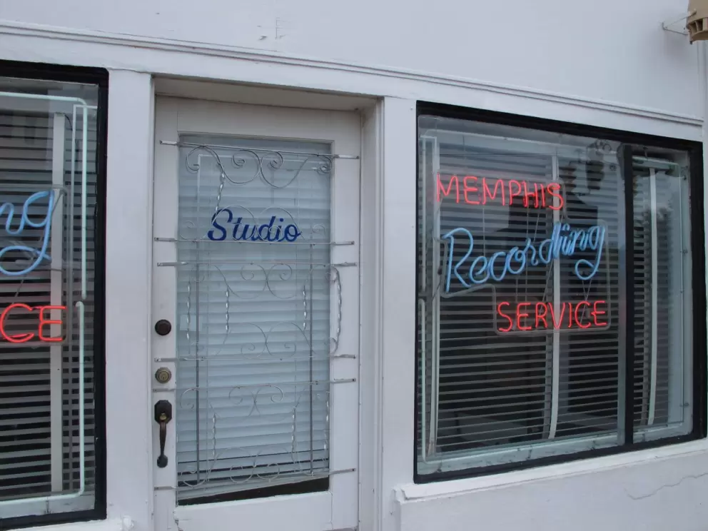 Sam's original neon sign.