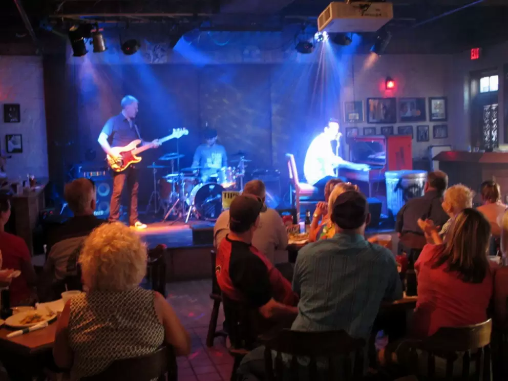 Performers at the Jerry Lee Lewis Honky Tonk Cafe.