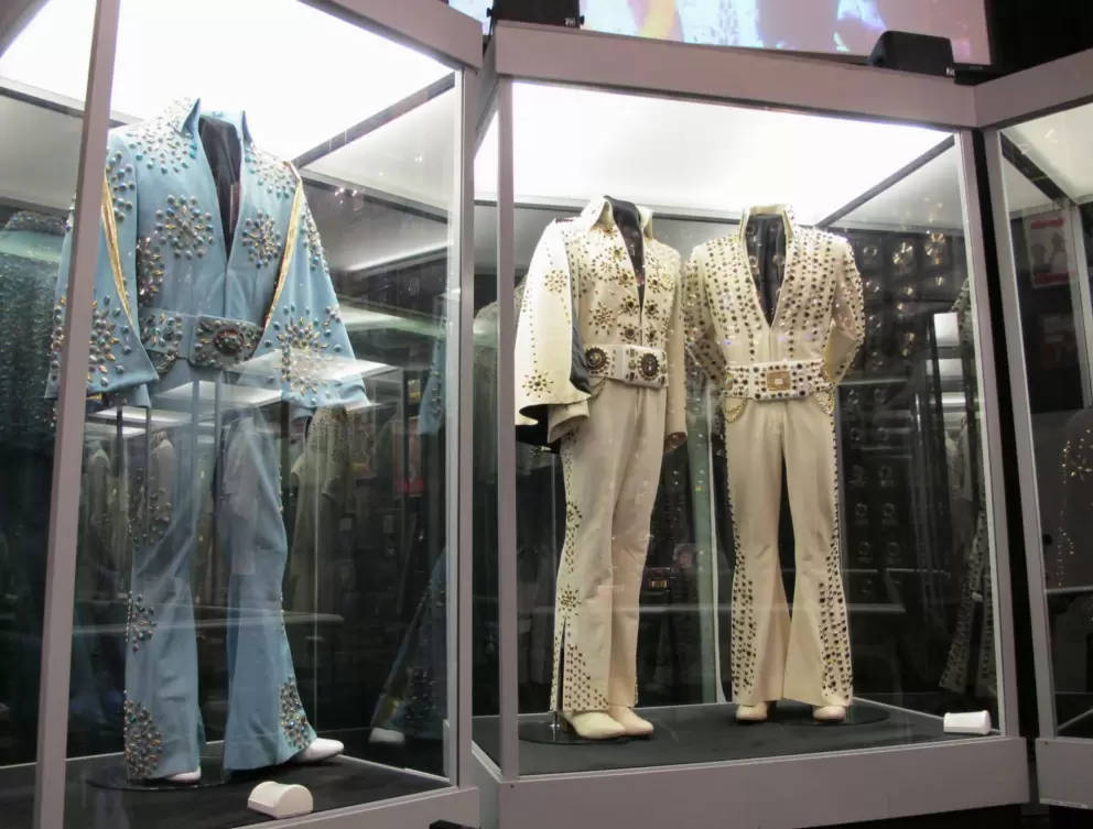 Some of Elvis' outfits.