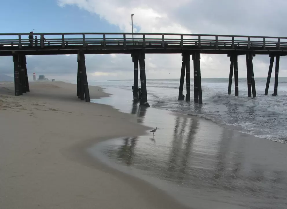 The funny crooked pier!