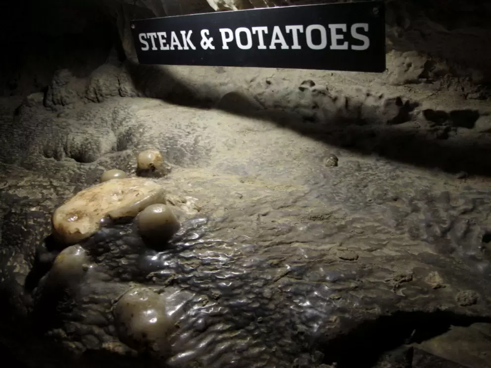 This formation looks like Steak and Potatoes!