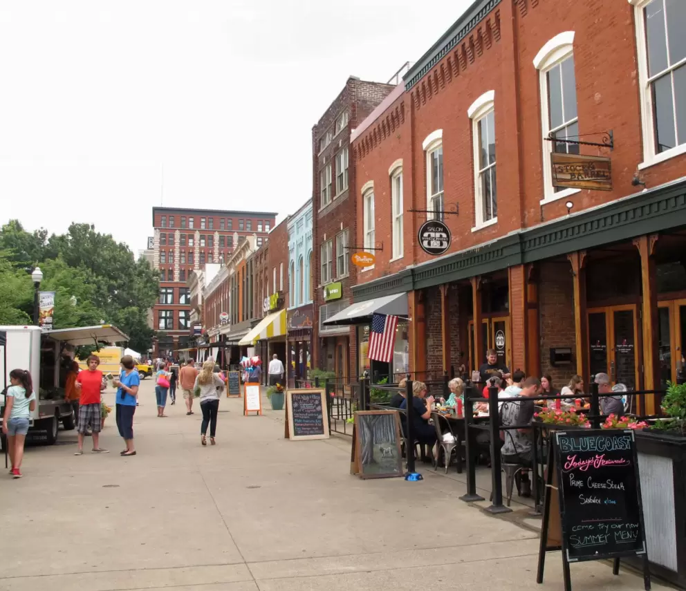 Cute historic buildings.