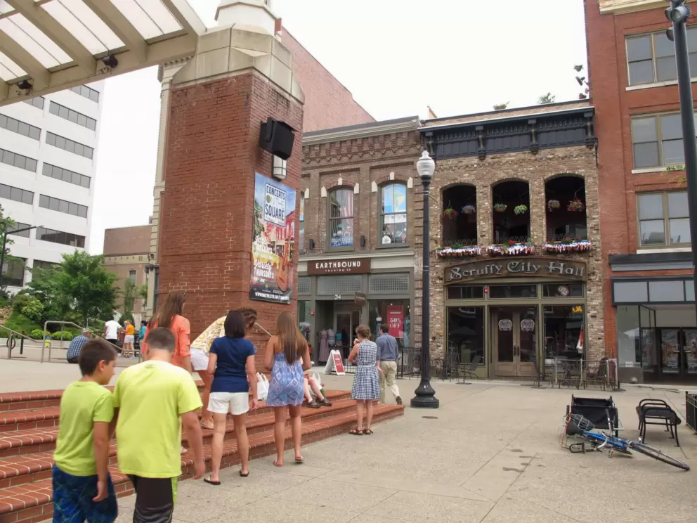 It's a fun scene at Market Square!