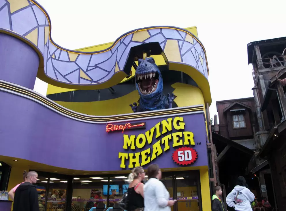 Ripley's Moving Theater, one of many, many attractions.