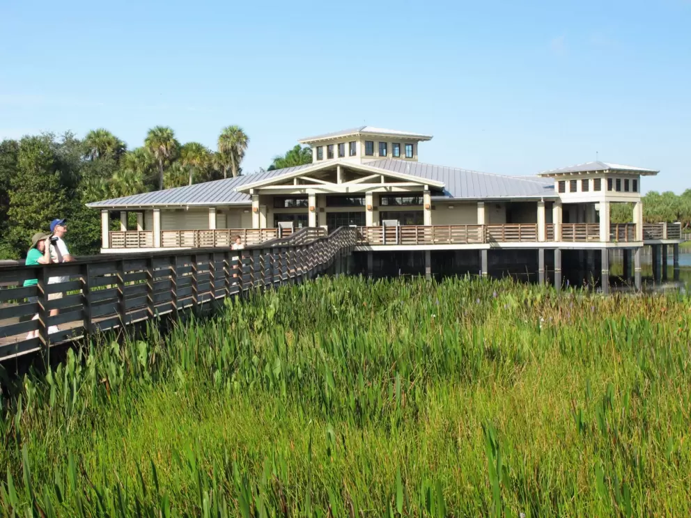 The nature center.
