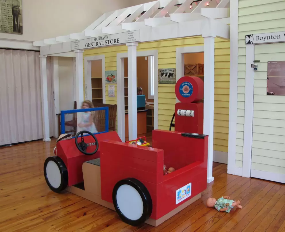 Car and gas pump.