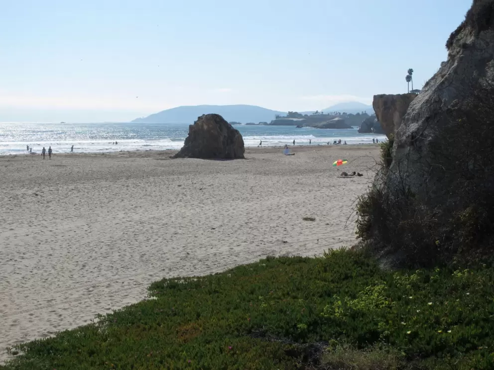 Sea stack, on the northern end of the beach, near Pismo Caves.