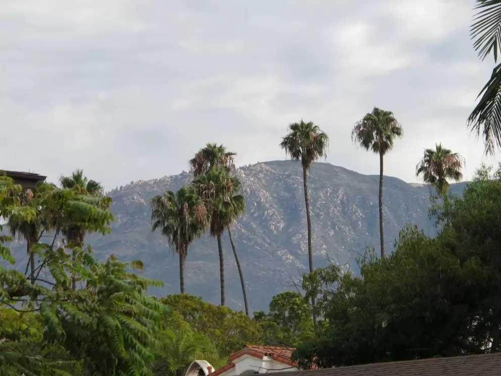 View of mountains.