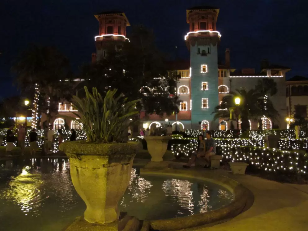 The Lightner Museum is amazing at Christmas time.