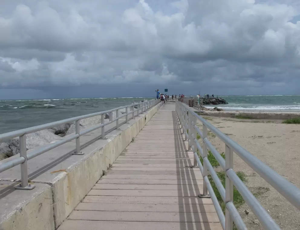 The jetty, a great place to walk and breathe the salt air.
