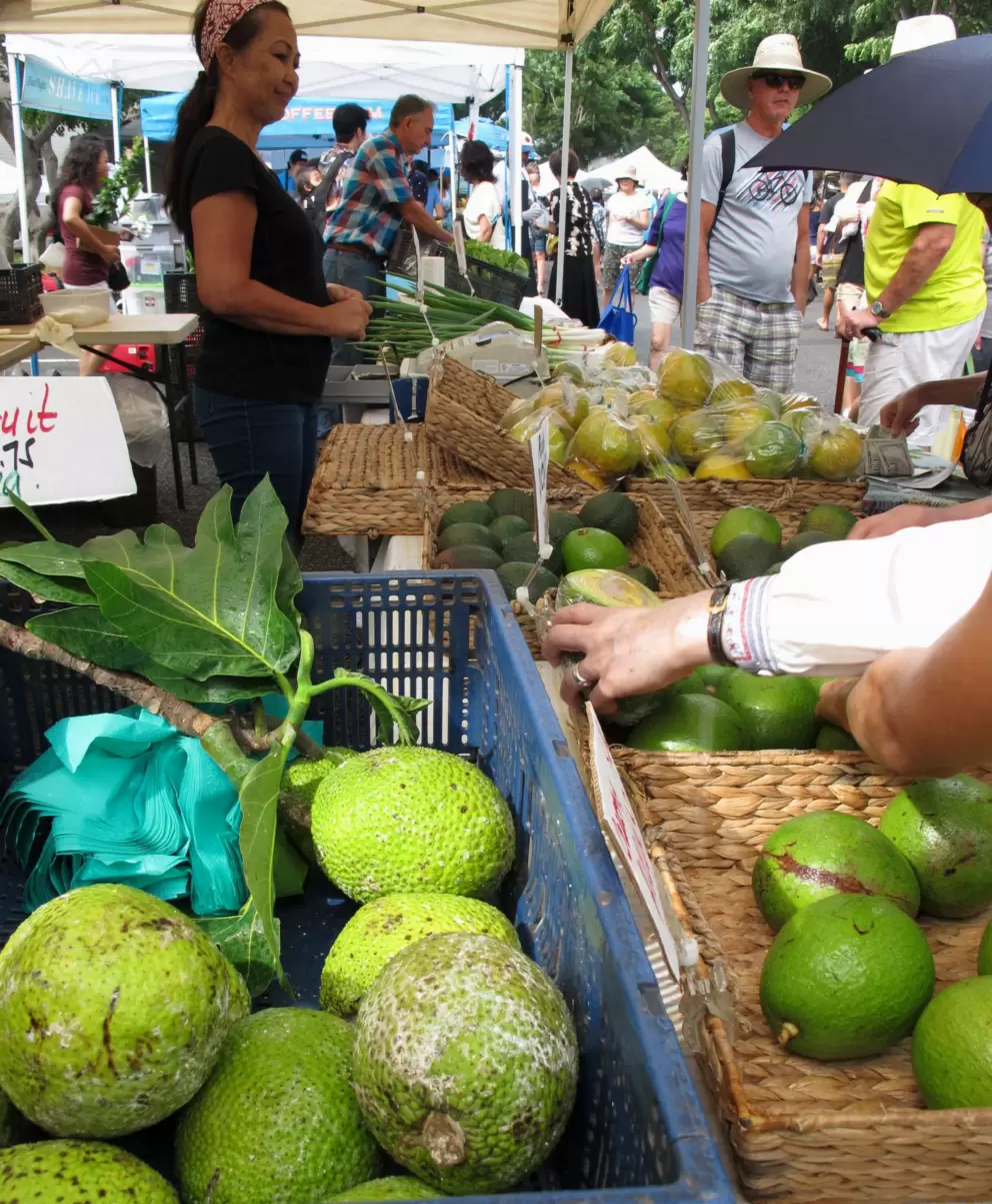 Breadfruit at a stand. 