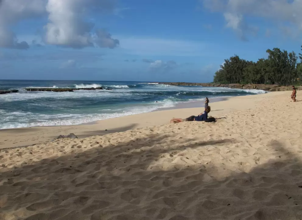 An abundance of lovely sand.