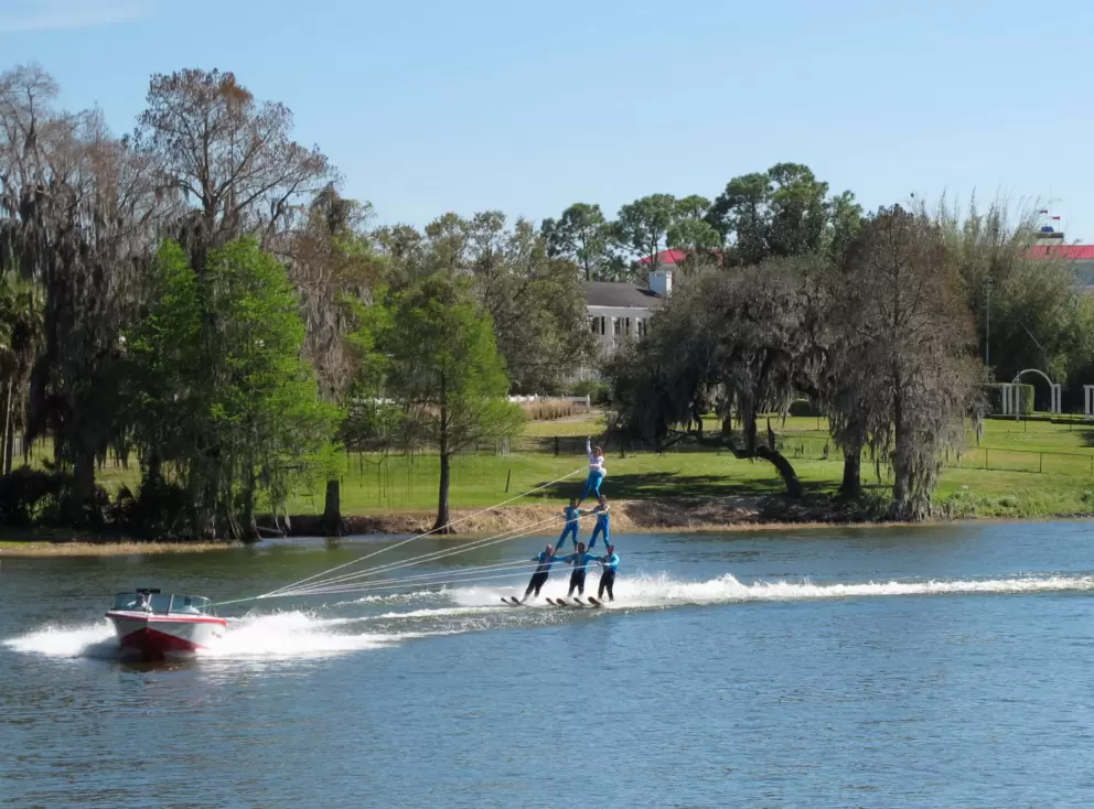 Jet ski show on the lake!