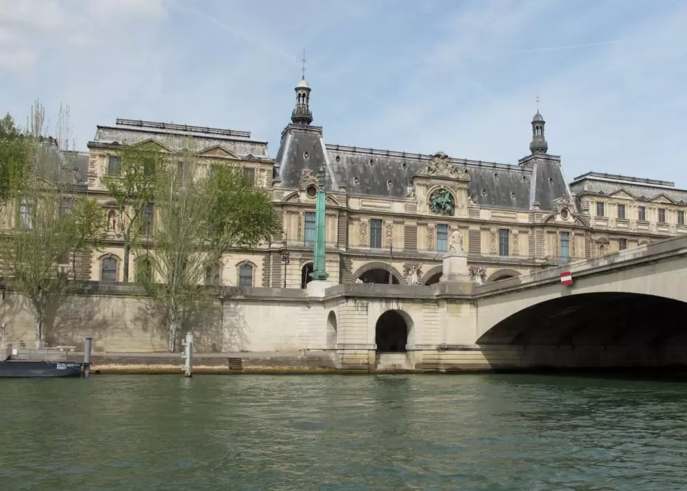 Lovely architecture lines the Seine.