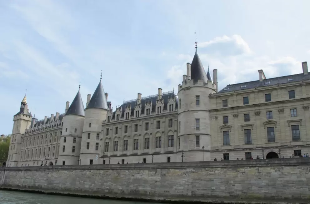 The Conciergerie, where Marie Antoinette was held prisoner during the French Revolution.