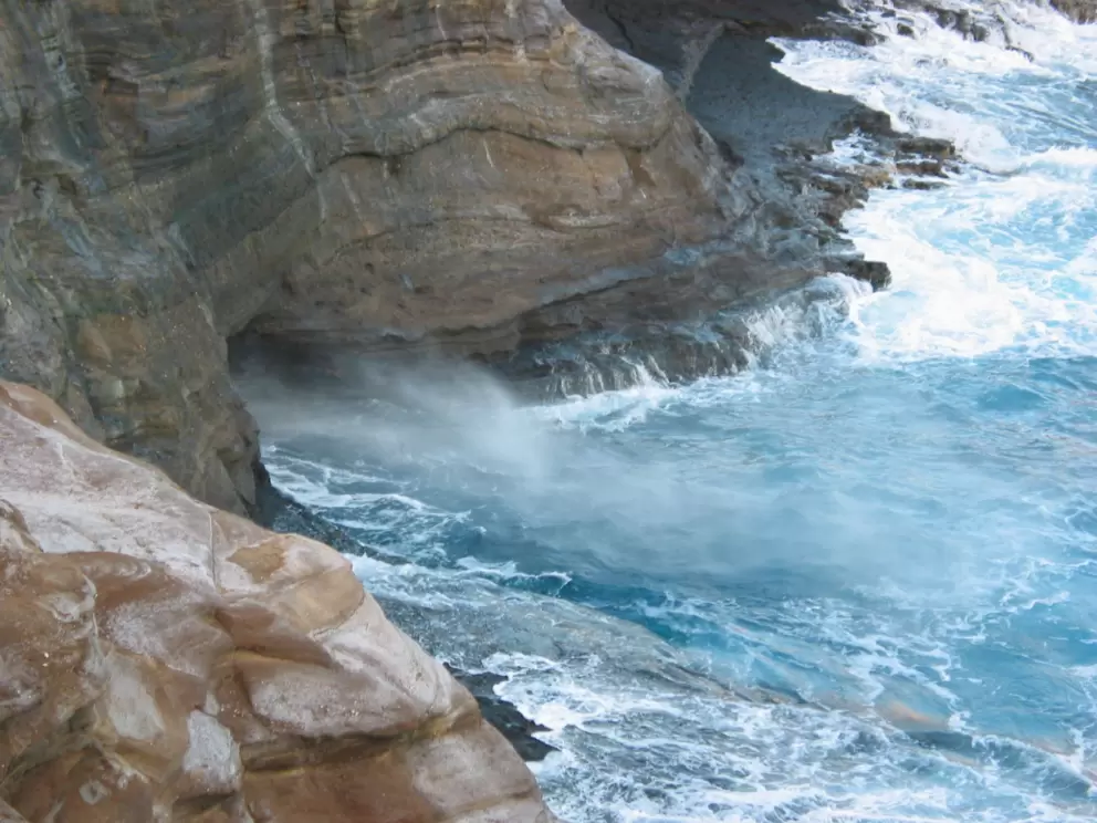 The cave spitting. Wait for a massive spray!