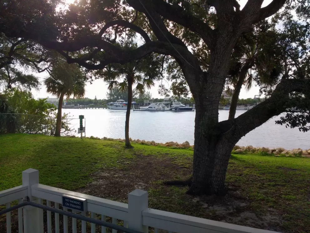 View from the balcony of the Lighthouse Visitors Center.
