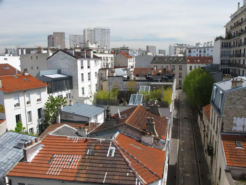 View from our hotel, Timhotel, in the Butte aux Cailles neighborhood.
