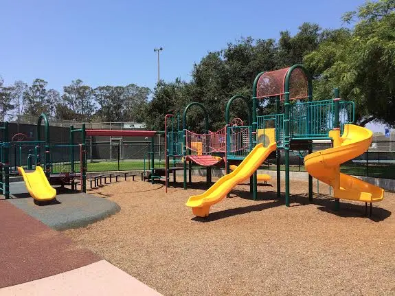 Yellow slides.