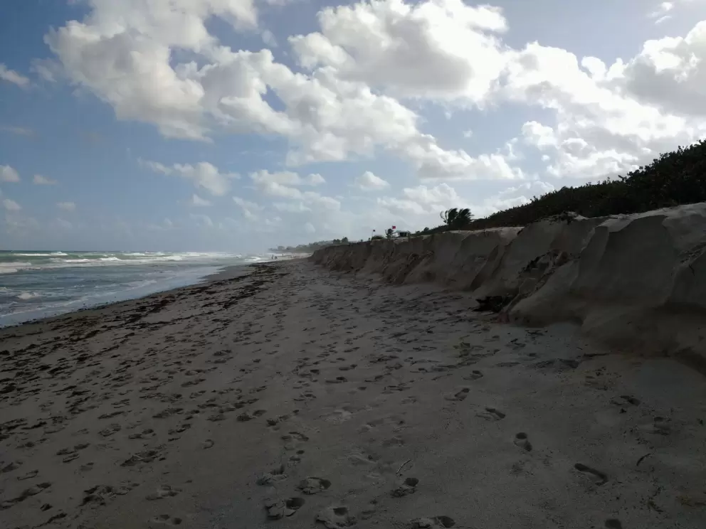 The sand banks that form at Carlin Beach are great fun!