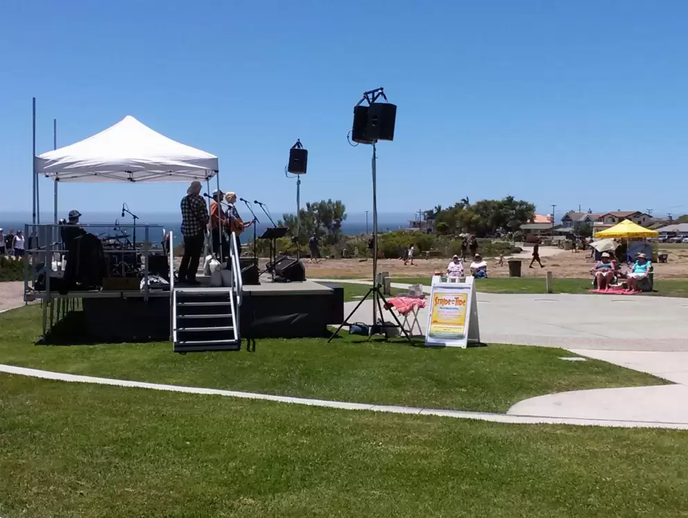 Pacific Breeze Concerts, which occur one Sunday each month during summer, 1-4pm (May, June, and July).