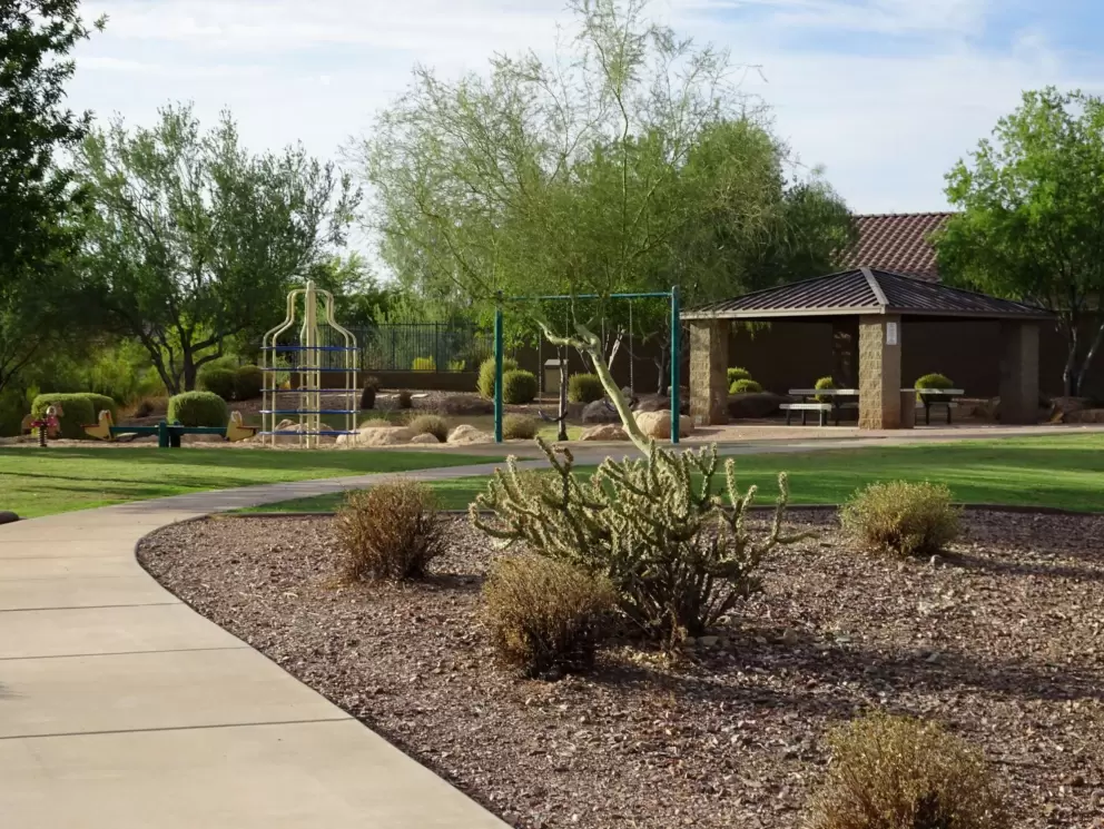 One of the many neighborhood playgrounds.