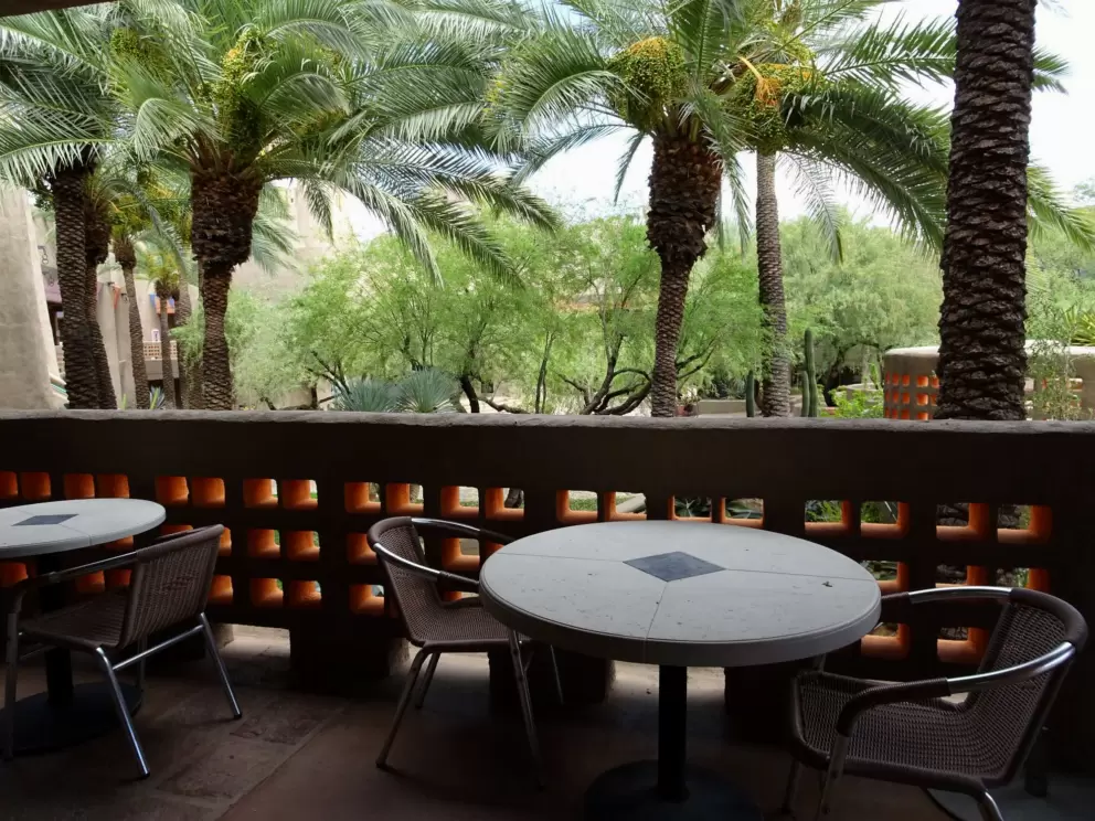 A quiet place to sit upstairs.