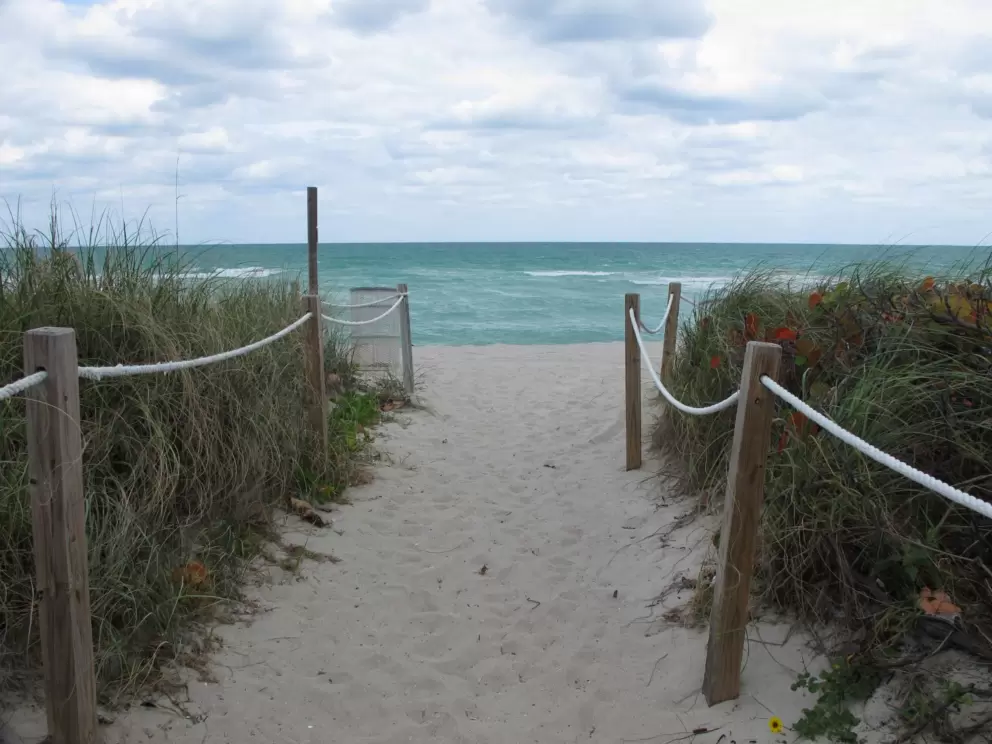 Miami's beaches entice you to enter.