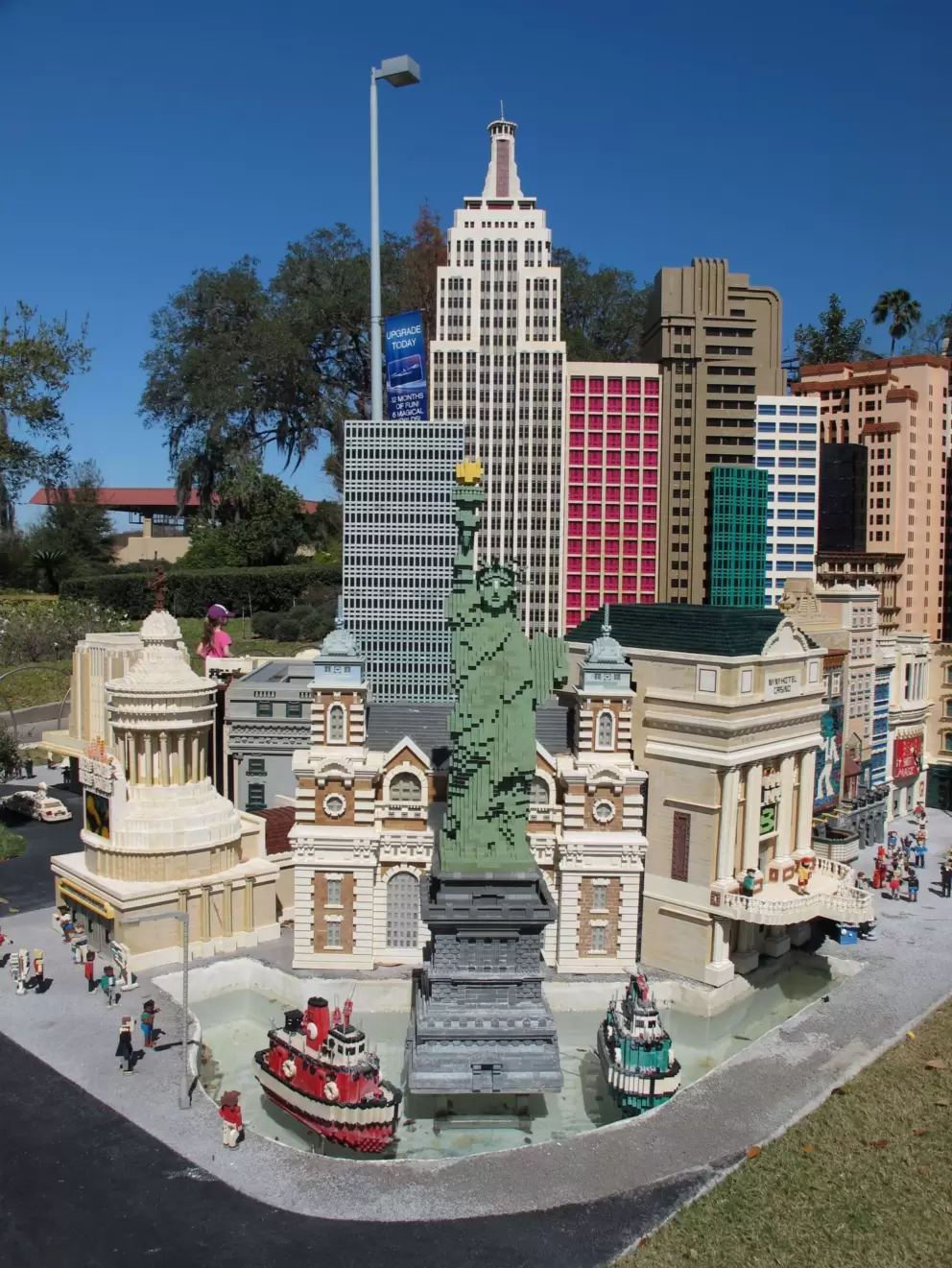 New York New York in Las Vegas, made of lego.