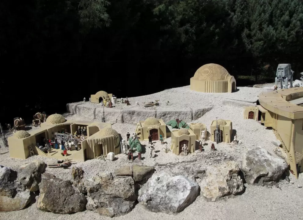 Tatooine in the Star Wars lego area.