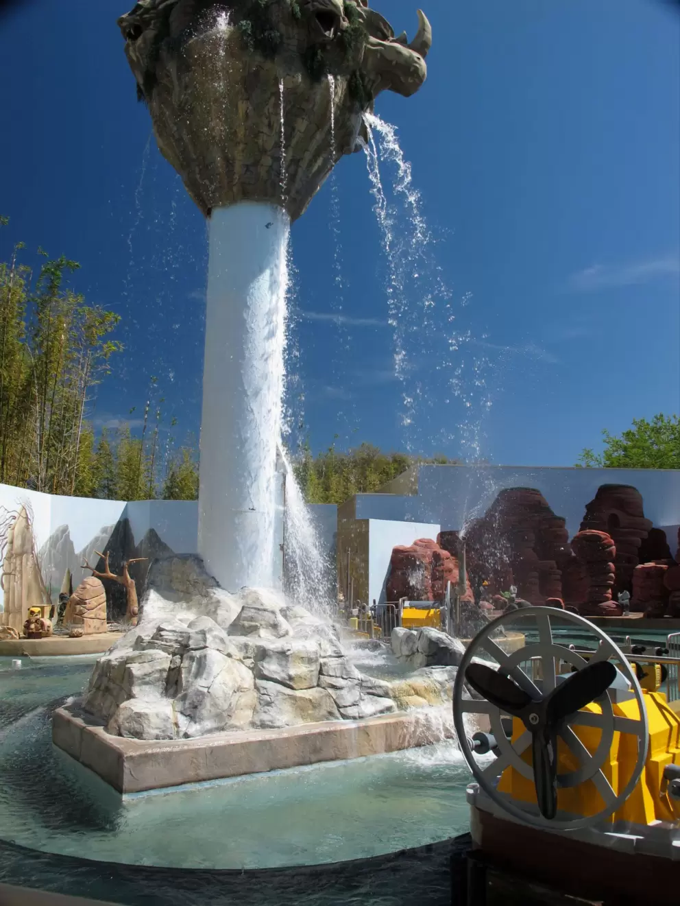 Cool off by getting 100% wet, in the Quest for Chi ride.