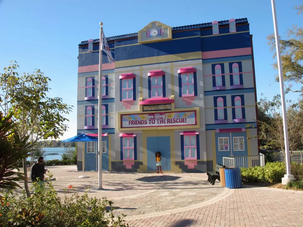 The Lego friends theater.