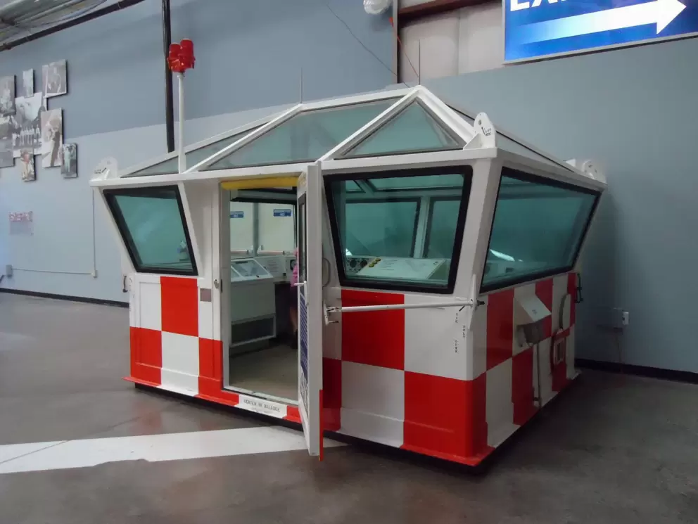 The air traffic control tower where kids can play imagination games.