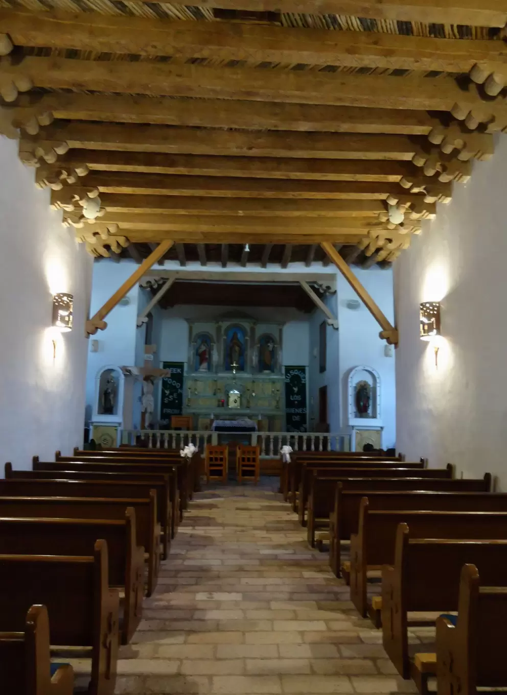 Looking toward the altar.
