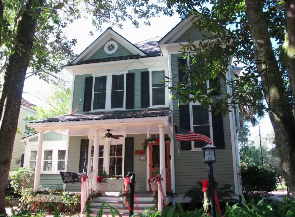 Historical home all decked out for Christmas!
