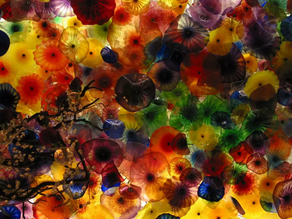 The stained glass ceiling. Click on this picture to enlarge- you must see this!