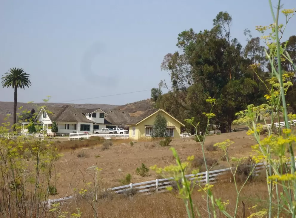 Farm house near the beginning of the trail.