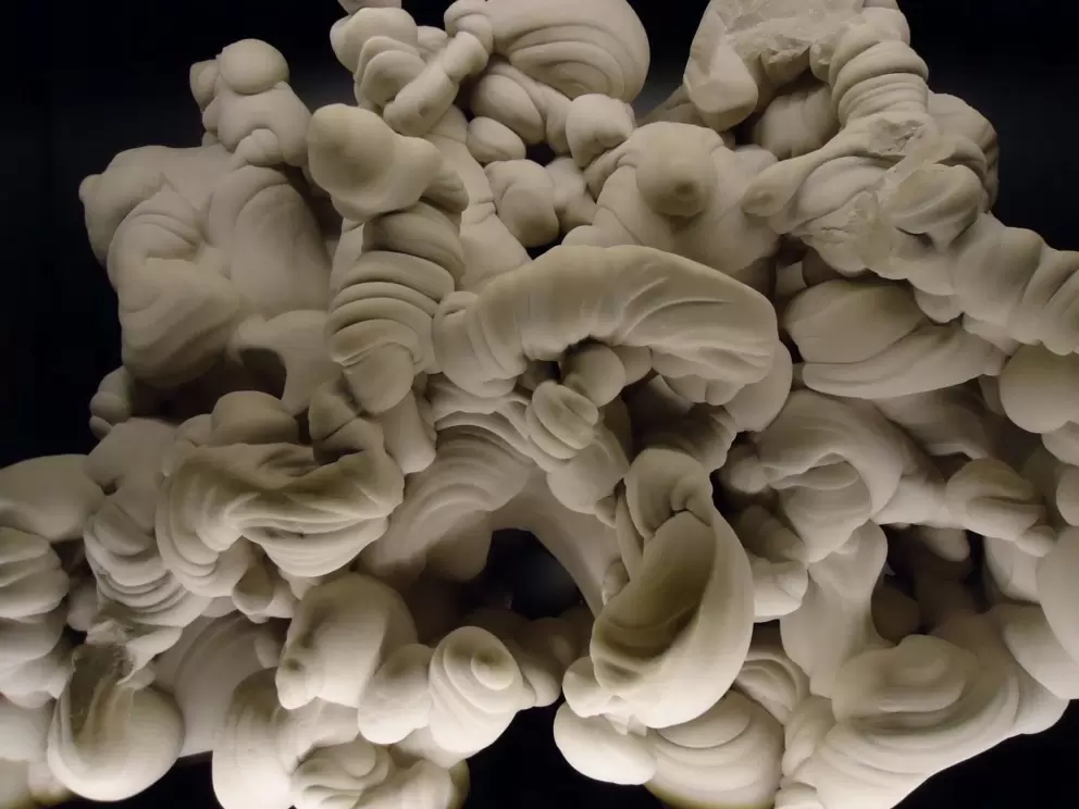 Sandstone Concretion, from France, formed by super heated water that flowed through extremely fine sand 20 million years ago.
