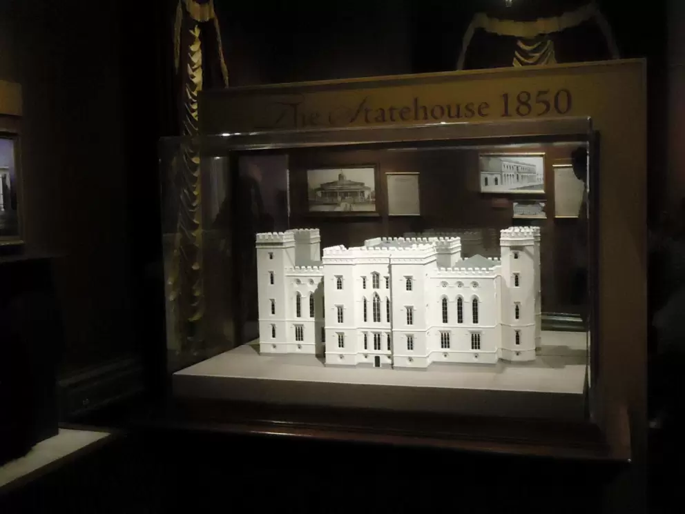 Model of the Old State Capitol. 