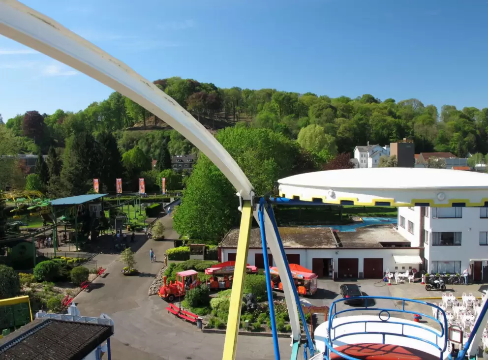 View from the top of the ferris wheel!