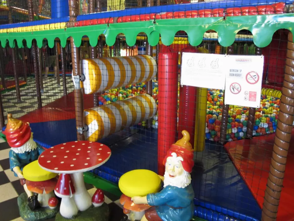 Indoor playground area.