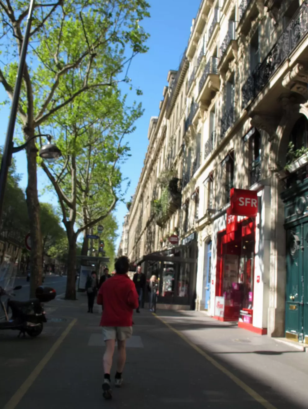 Boulevard Saint-Michel.